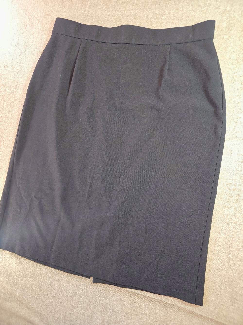 Skirtology Women's Black Pencil Skirt - Sleek Professional Office Style Size 10